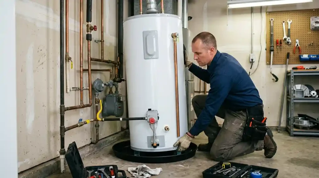 Water Heater Installation in San Diego CA by professional plumbing experts